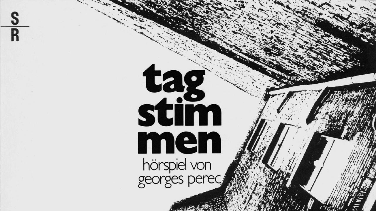 Pochette de disque du Hörspiel «Tagstimmen» de Georges Perec (Foto: SR)